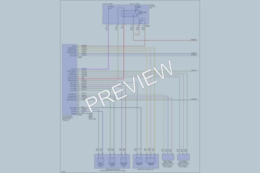 2006 LandRover LR3 Electronic Suspension wiring diagram preview
