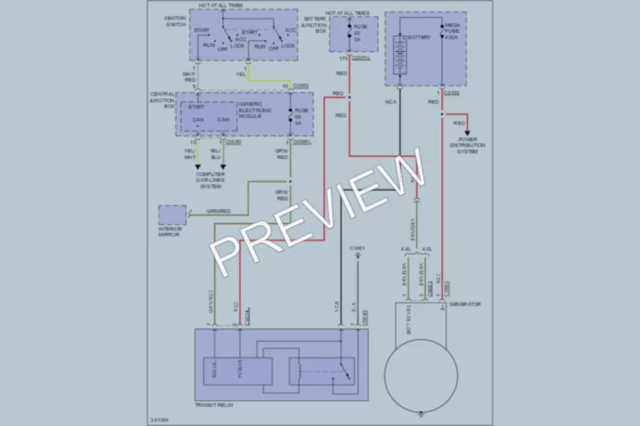 2006 LandRover LR3 Starting Charging wiring diagram preview
