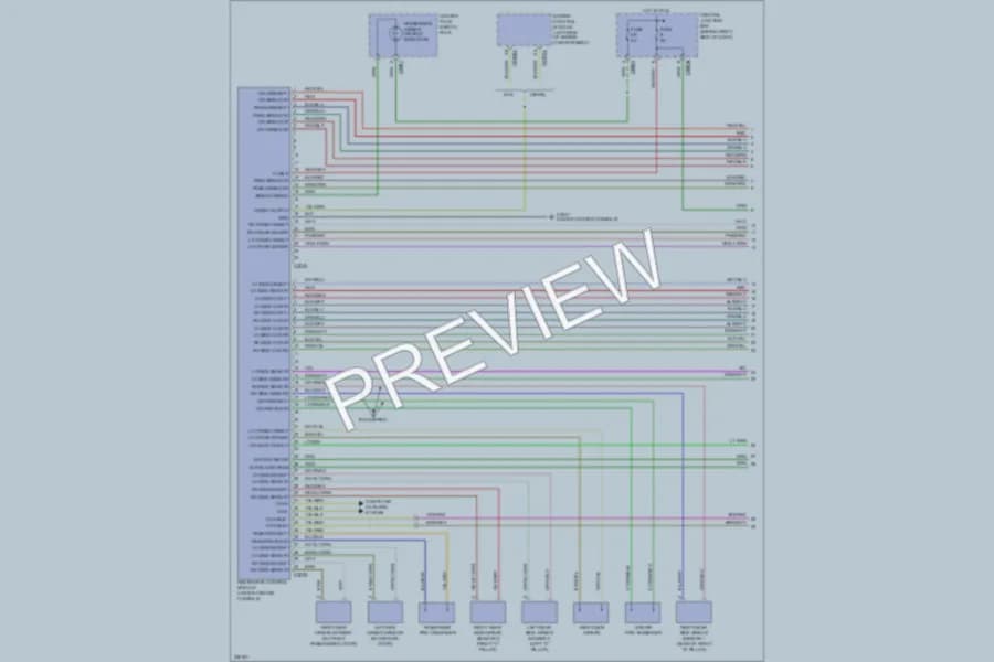2006 LandRover LR3 Supplemental Restraints wiring diagram preview