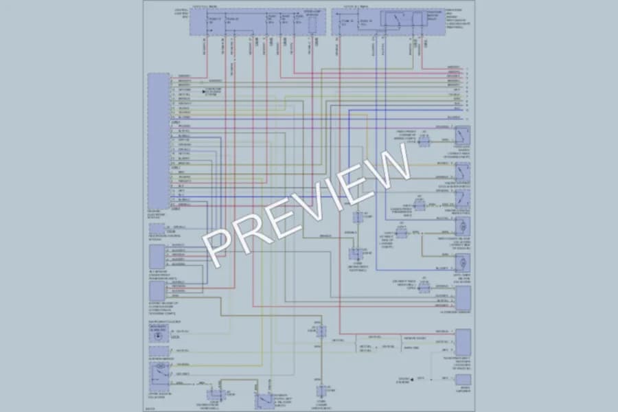 2006 LandRover RangeRover Anti Theft wiring diagram preview
