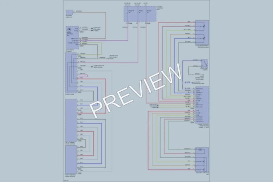 2006 LandRover RangeRover Cruise Control wiring diagram preview
