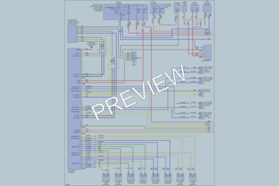 2006 LandRover RangeRover Radio wiring diagram preview