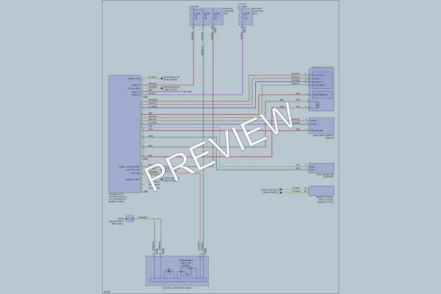 2006 LandRover RangeRover Transmission wiring diagram preview