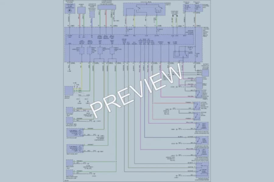 2006 LandRover RangeRoverSport Anti Theft wiring diagram preview