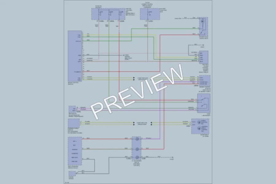 2006 LandRover RangeRoverSport Cruise Control wiring diagram preview