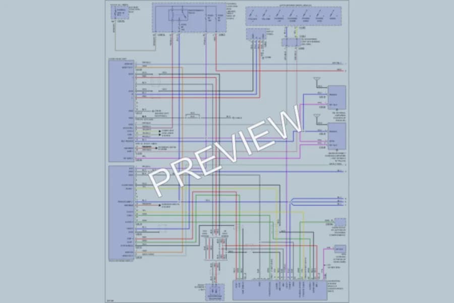 2006 LandRover RangeRoverSport Navigation wiring diagram preview