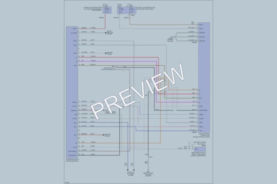 2006 Lincoln LS Navigation wiring diagram preview