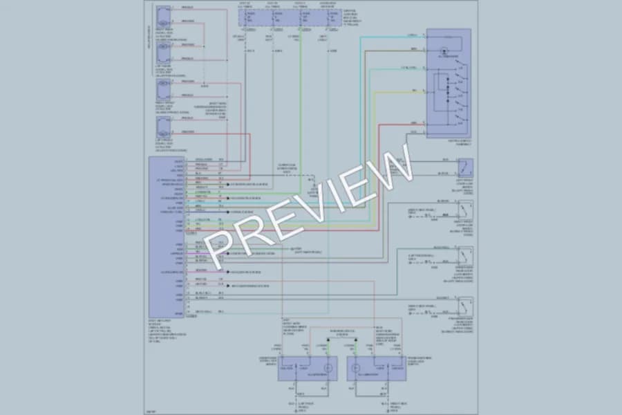 2006 Lincoln MarkLT Anti Theft wiring diagram preview