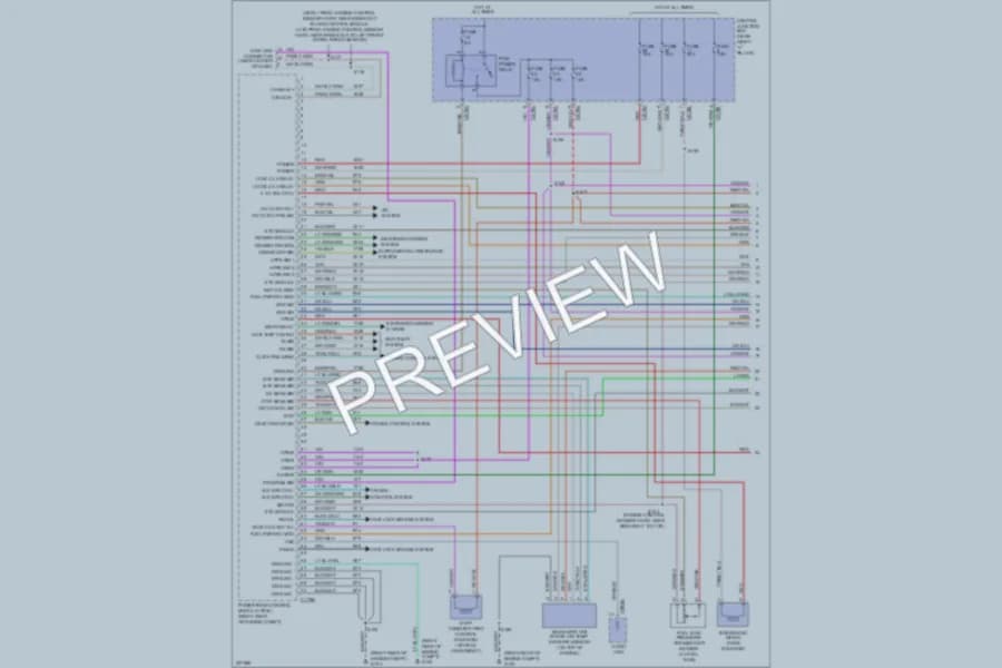 2006 Lincoln MarkLT Engine Performance wiring diagram preview
