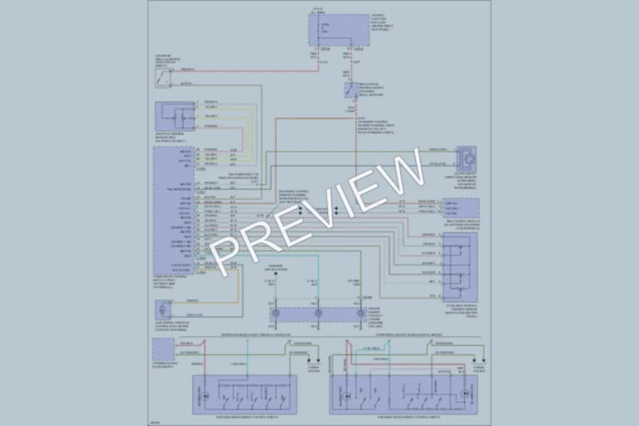 2006 Lincoln Navigator Cruise Control wiring diagram preview