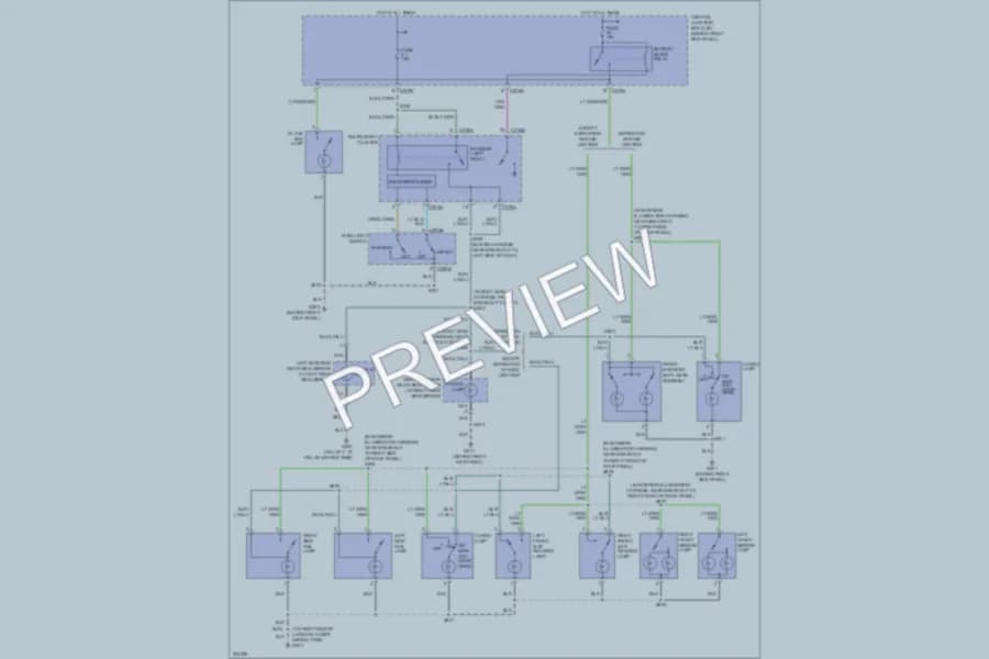 2006 Lincoln Navigator Interior Lights wiring diagram preview