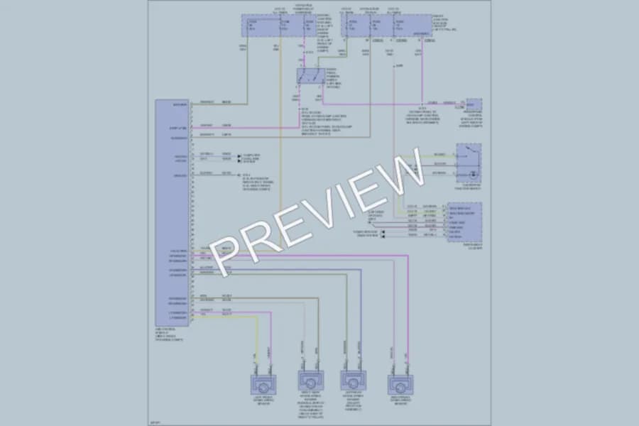 2006 Lincoln Zephyr Anti Lock Brakes wiring diagram preview