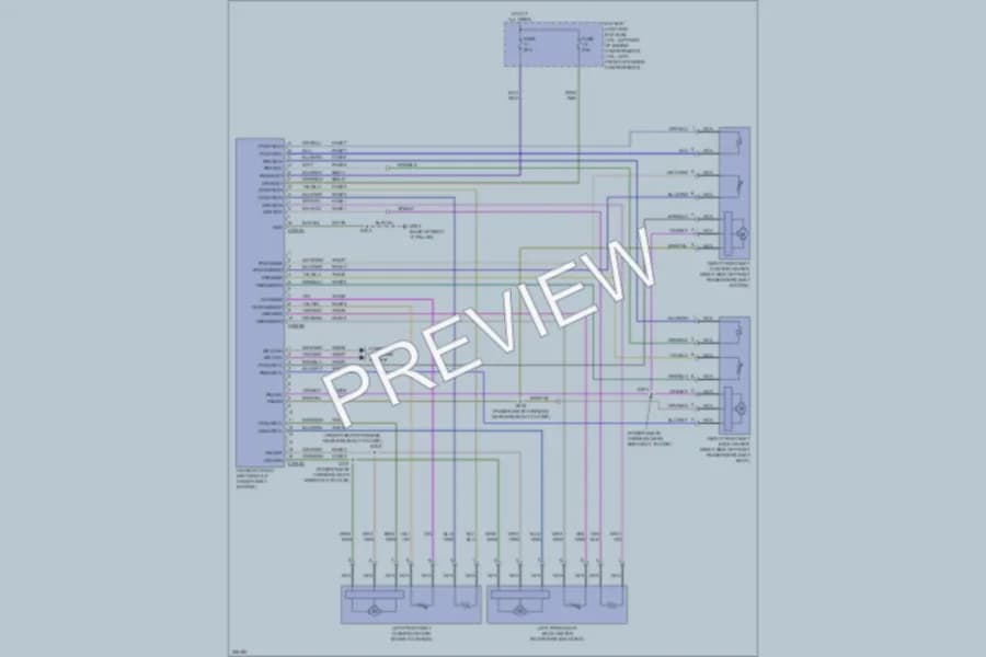 2006 Lincoln Zephyr Power Seats wiring diagram preview