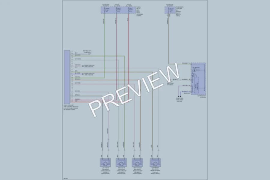 2006 Mazda 3 Anti Lock Brakes wiring diagram preview
