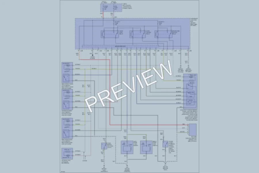 2006 Mazda 3 Anti Theft wiring diagram preview