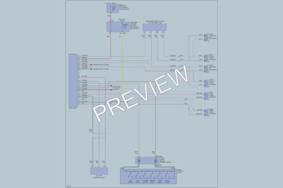 2006 Mazda 3 Radio wiring diagram preview