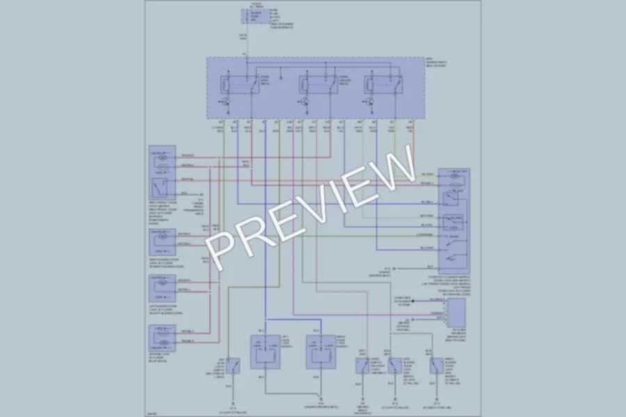 2006 Mazda 5 Anti Theft wiring diagram preview