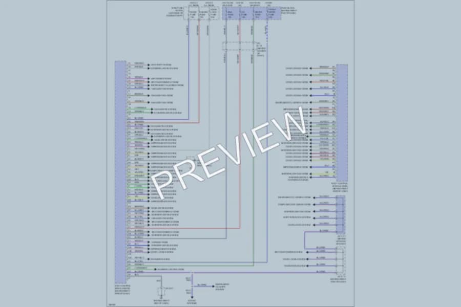 2006 Mazda 5 Body Control Modules wiring diagram preview