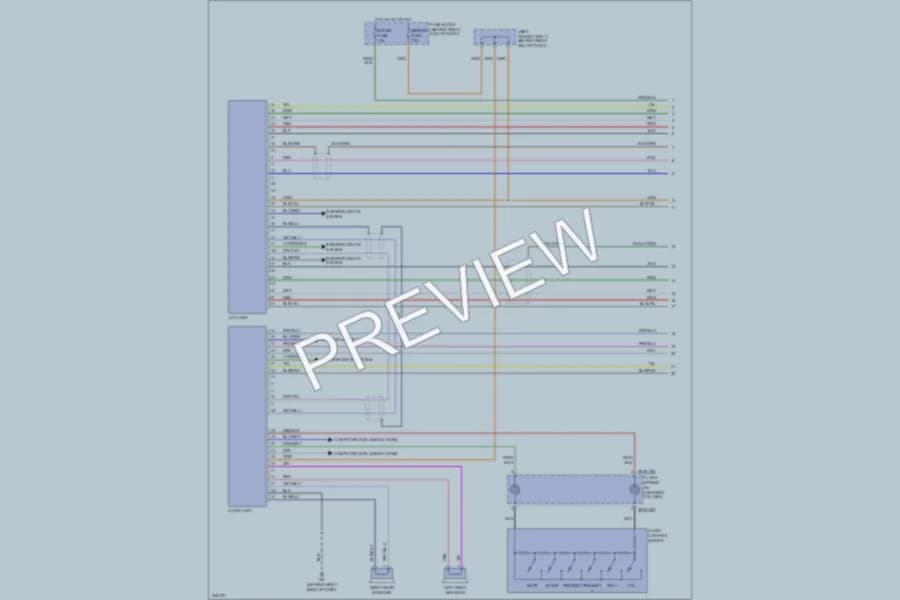 2006 Mazda 5 Radio wiring diagram preview