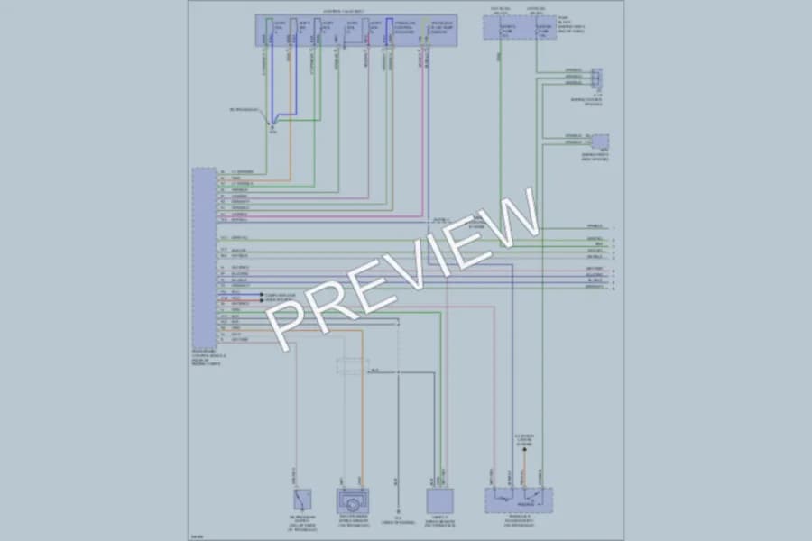 2006 Mazda 5 Transmission wiring diagram preview