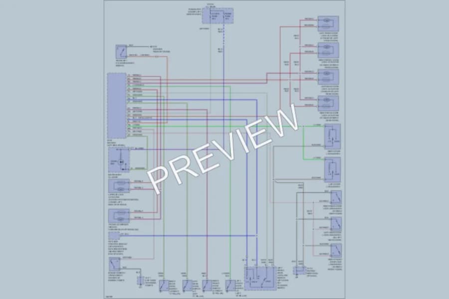 2006 Mazda 6 Anti Theft wiring diagram preview