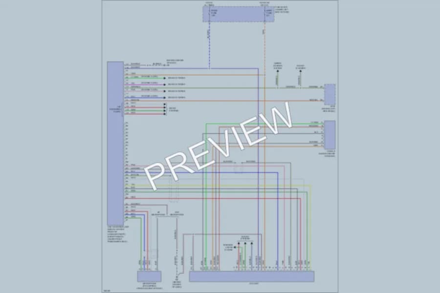 2006 Mazda 6 Navigation wiring diagram preview