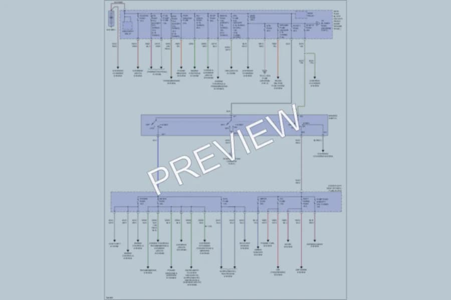 2006 Mazda 6 Power Distribution wiring diagram preview