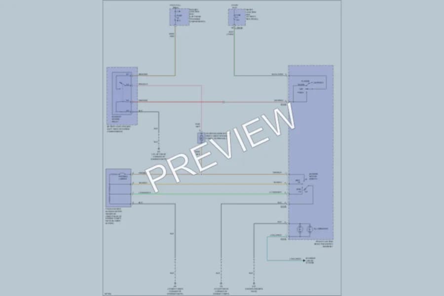 2006 Mazda B2300 Air Conditioning wiring diagram preview