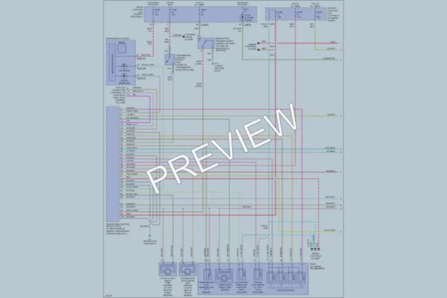 2006 Mazda B2300 Transmission wiring diagram preview