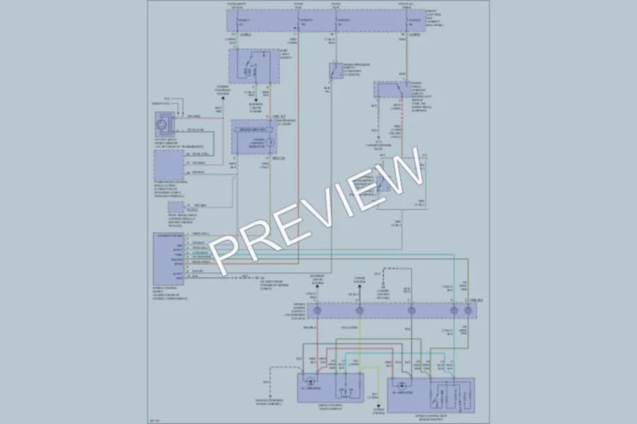 2006 Mazda B3000 Cruise Control wiring diagram preview