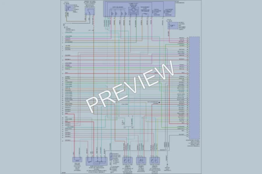 2006 Mazda B3000 Engine Performance wiring diagram preview