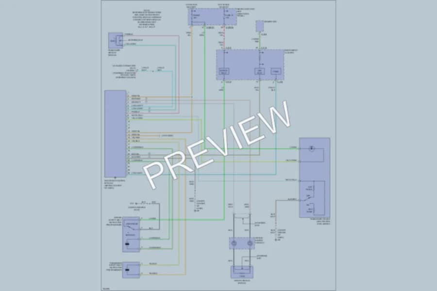 2006 Mazda B4000 Supplemental Restraints wiring diagram preview