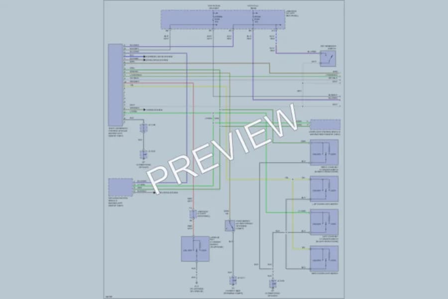 2006 Mazda MPV Anti Theft wiring diagram preview