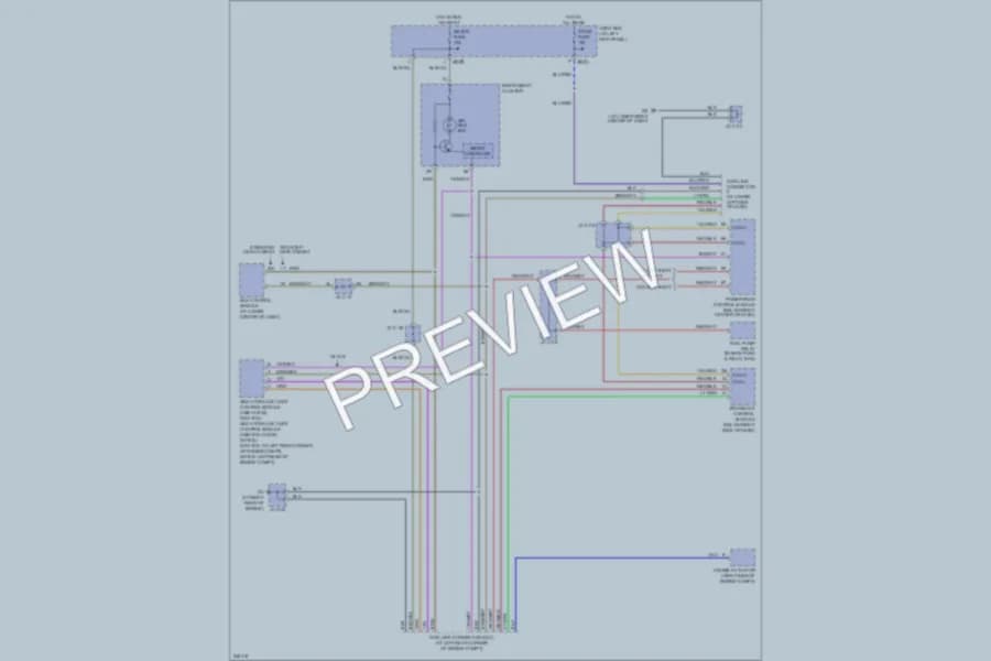2006 Mazda MPV Computer Data Lines wiring diagram preview