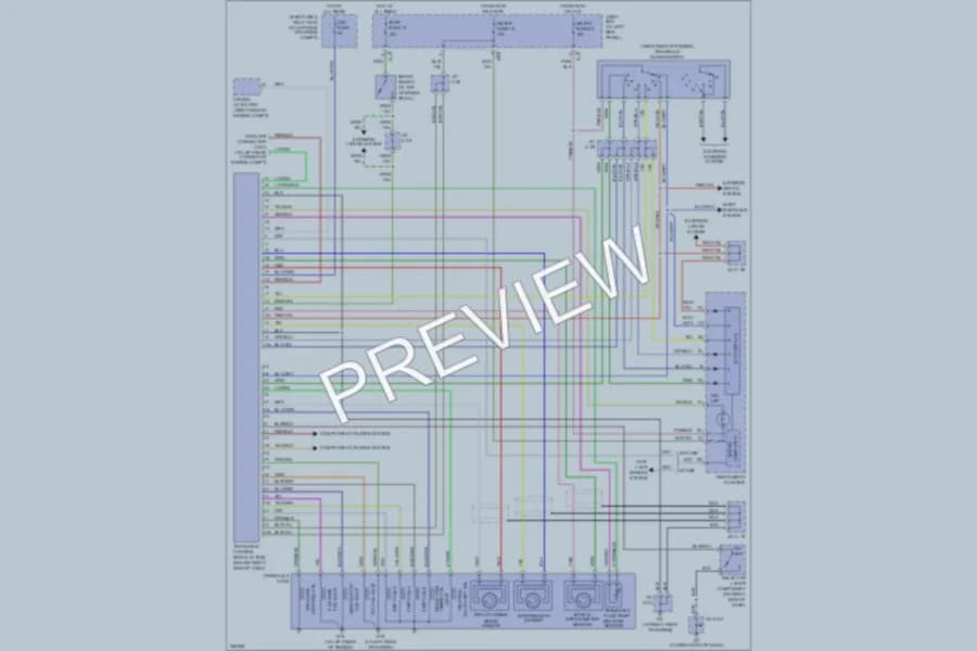 2006 Mazda MPV Transmission wiring diagram preview