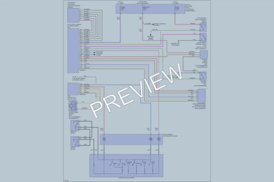2006 Mazda MX5Miata Cruise Control wiring diagram preview