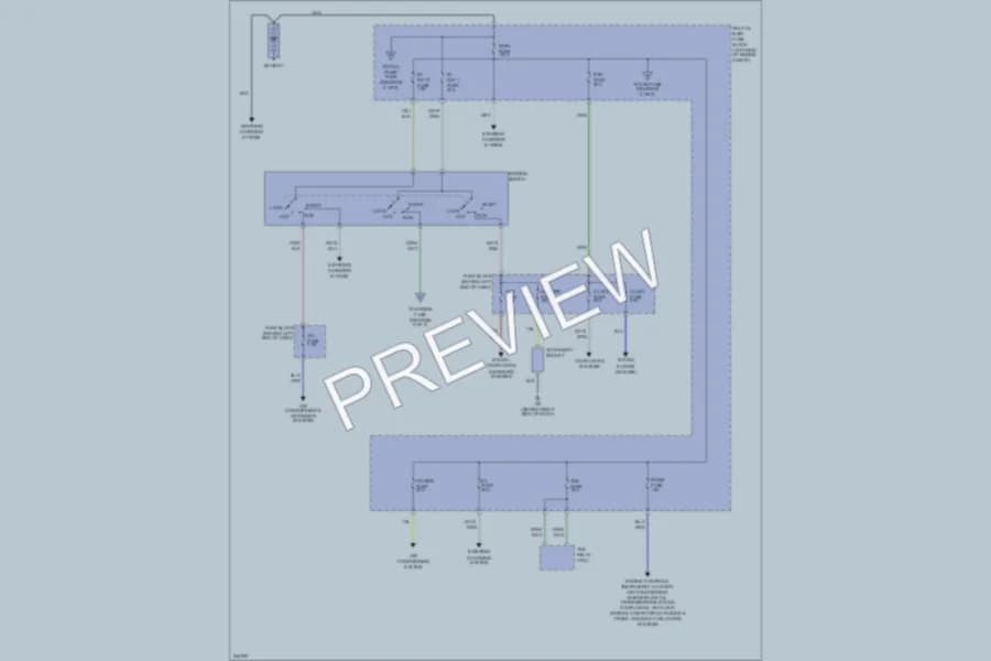 2006 Mazda MX5Miata Power Distribution wiring diagram preview