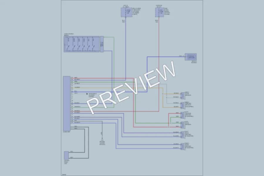 2006 Mazda MX5Miata Radio wiring diagram preview