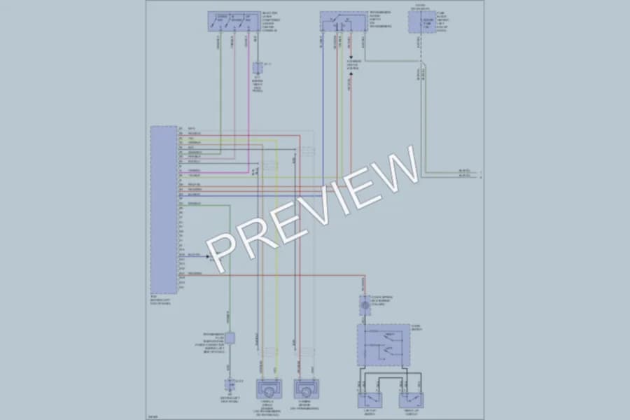 2006 Mazda MX5Miata Transmission wiring diagram preview
