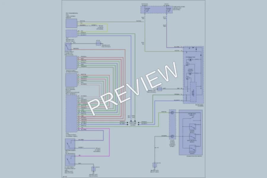 2006 Mazda RX8 Cruise Control wiring diagram preview
