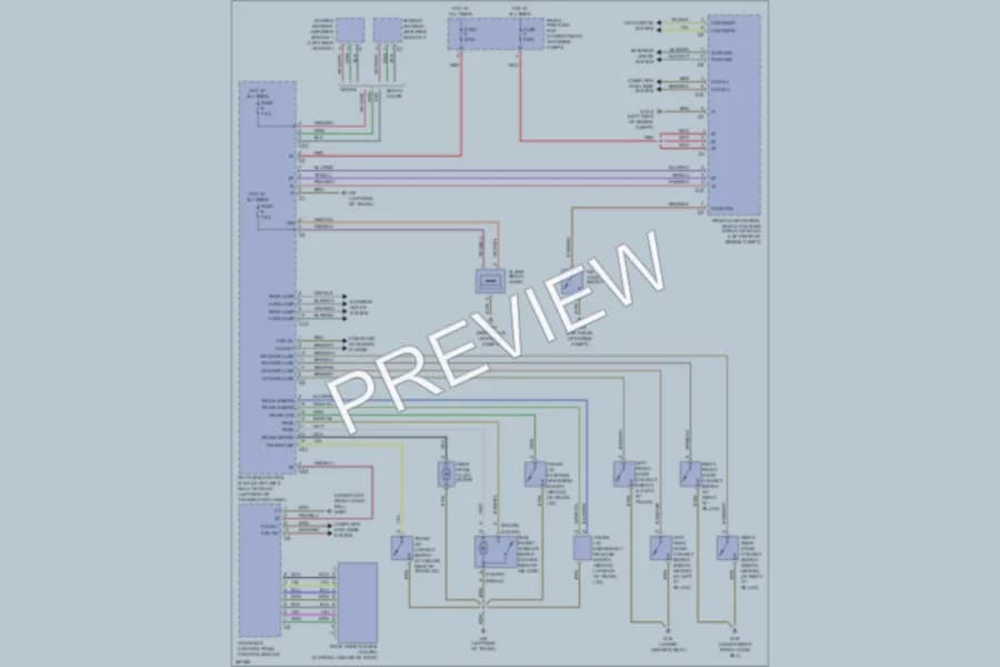 2006 MercedesBenz C230 Anti Theft wiring diagram preview