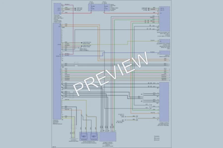 2006 MercedesBenz C280 Radio wiring diagram preview