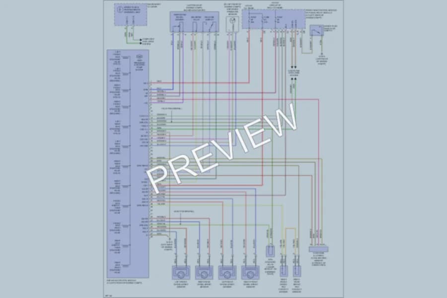 2006 MercedesBenz C350 Anti Lock Brakes wiring diagram preview