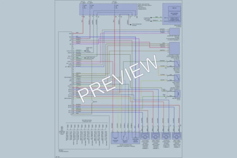 2006 MercedesBenz CLK350 Anti Lock Brakes wiring diagram preview