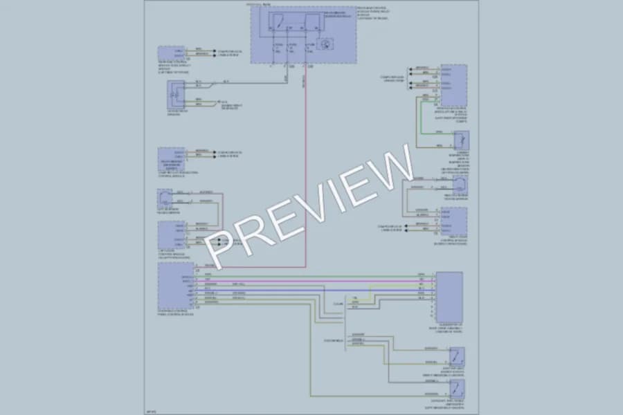 2006 MercedesBenz CLK350 Defoggers wiring diagram preview
