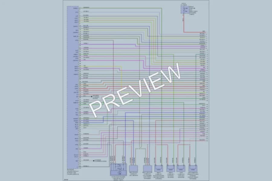 2006 MercedesBenz CLK350 Engine Performance wiring diagram preview