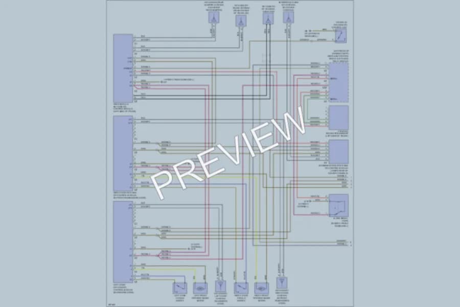 2006 MercedesBenz CLK500 Anti Theft wiring diagram preview