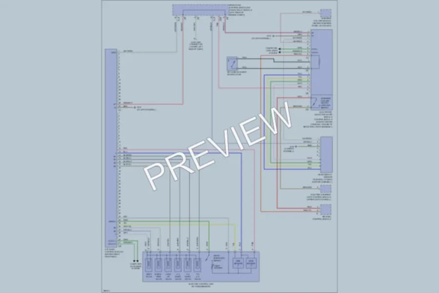 2006 MercedesBenz CLK500 Transmission wiring diagram preview