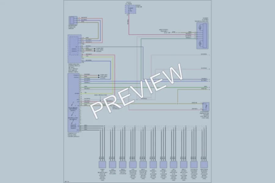 2006 MercedesBenz CLS500 Air Conditioning wiring diagram preview
