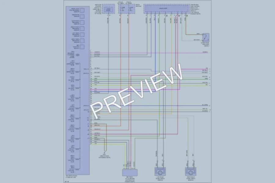 2006 MercedesBenz CLS500 Anti Lock Brakes wiring diagram preview